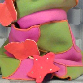Echarpe tube en polaire pour petite fille toute jolie