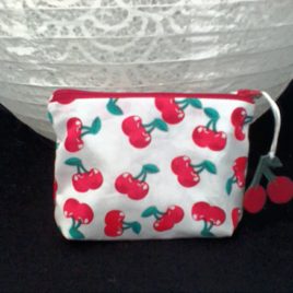 Petite pochette « Cerise »