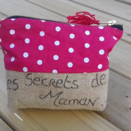 Petite pochette « Les secrets de maman »