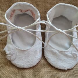 Mes jolis chaussons “Cérémonie” style ballerines