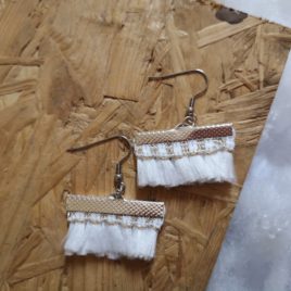 Boucles d’oreilles de la collection “Neige”
