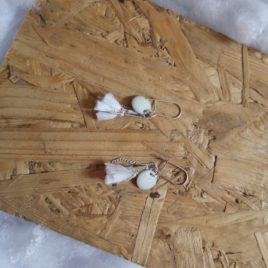 Boucles d’oreilles de la collection “Neige”