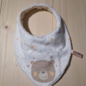 Bavoir bandana mon ourson