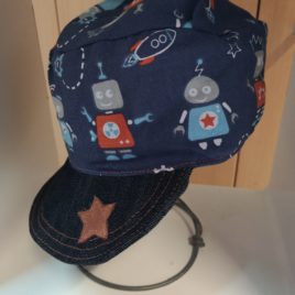 Casquette petits robots
