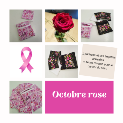 Octobre rose et ses lingettes lavables